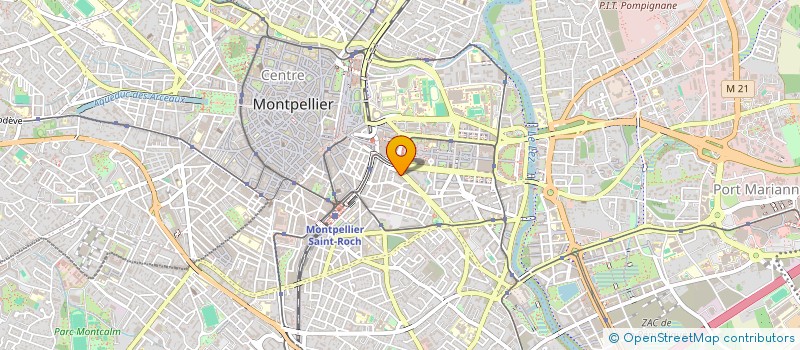 localisation de l'entreprise MADAME FLORENCE FABRE à MONTPELLIER