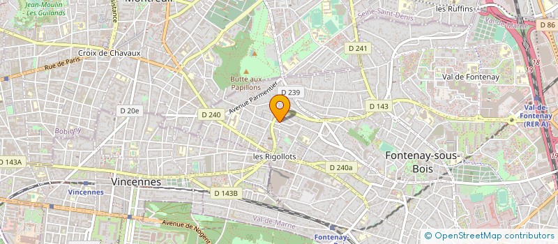 localisation de l'entreprise MADAME FLORENCE FAISSAT à FONTENAY-SOUS-BOIS