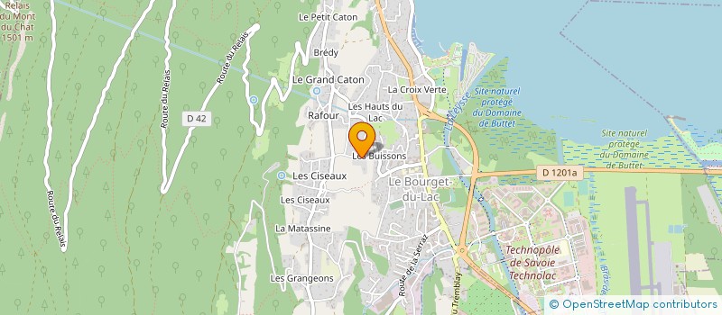 localisation de l'entreprise MADAME FLORENCE FAUCHER à LE BOURGET-DU-LAC