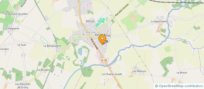 localisation de l'entreprise MADAME FLORENCE FAUCHEUX à MESSEI