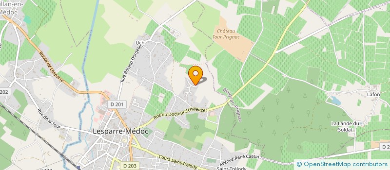 localisation de l'entreprise MADAME FLORENCE FAUCHIER  LESPARRE-MEDOC