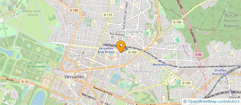 localisation de l'entreprise MADAME FLORENCE FAURE à VERSAILLES