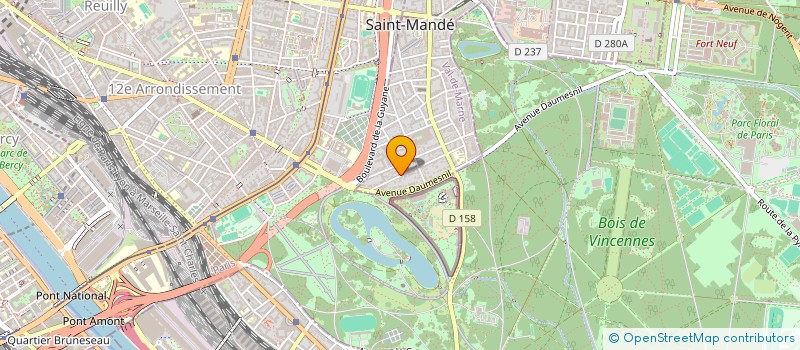 localisation de l'entreprise MADAME FLORENCE FAYET  SAINT-MANDE