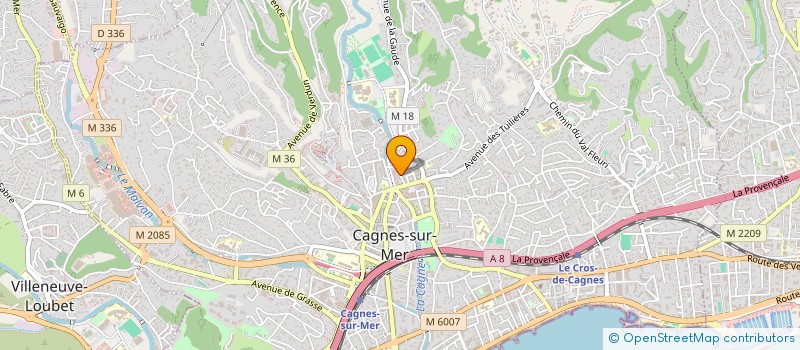 localisation de l'entreprise MADAME FLORENCE FEA à MOUGINS