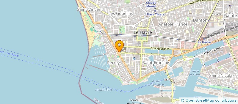 localisation de l'entreprise MADAME FLORENCE FEFF  LE HAVRE