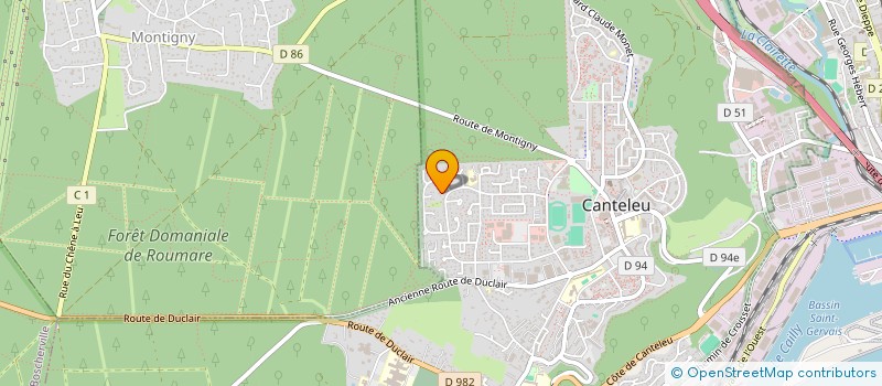 localisation de l'entreprise MADAME FLORENCE FERAMUS  CANTELEU