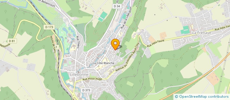 localisation de l'entreprise MADAME FLORENCE FERAY  LILLEBONNE