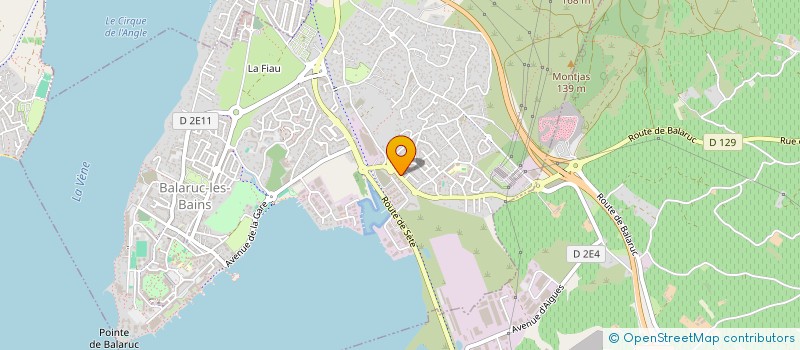 localisation de l'entreprise MADAME FLORENCE FERNANDEZ  BALARUC-LES-BAINS