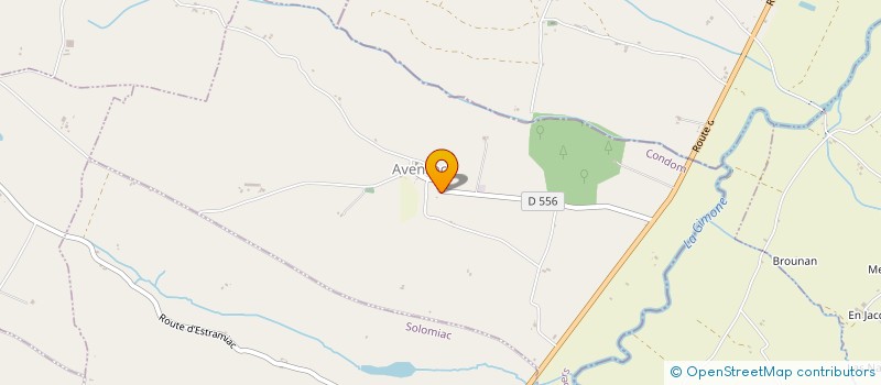 localisation de l'entreprise MADAME FLORENCE FERRERE  AVENSAC