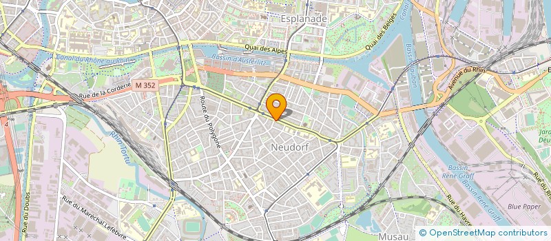 localisation de l'entreprise MADAME FLORENCE FEUILLET à STRASBOURG