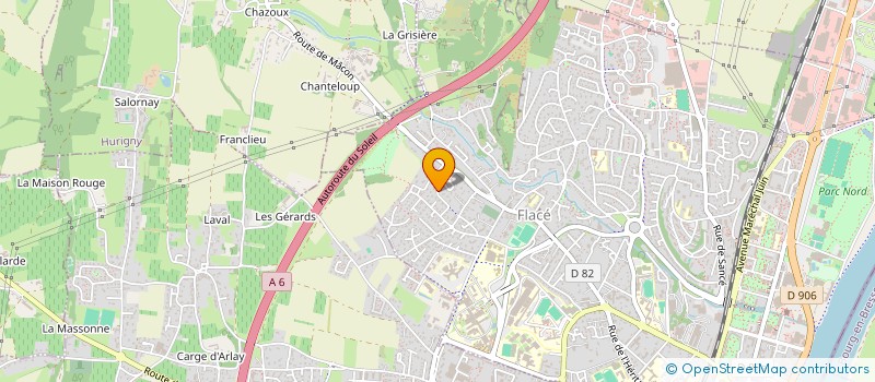 localisation de l'entreprise MADAME FLORENCE FICHET  MACON