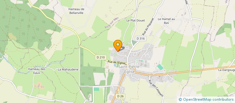 localisation de l'entreprise MADAME FLORENCE FLEURY  SAINT-PIERRE-EGLISE