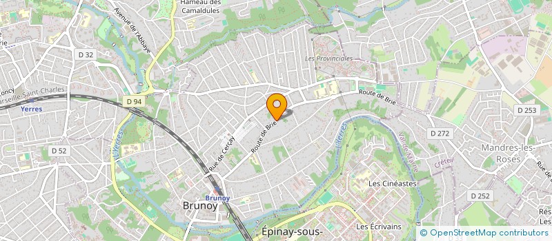 localisation de l'entreprise MADAME FLORENCE FLORENCE HIVERT  BRUNOY