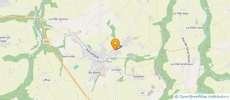 localisation de l'entreprise MADAME FLORENCE FOHRER  TREGOMEUR