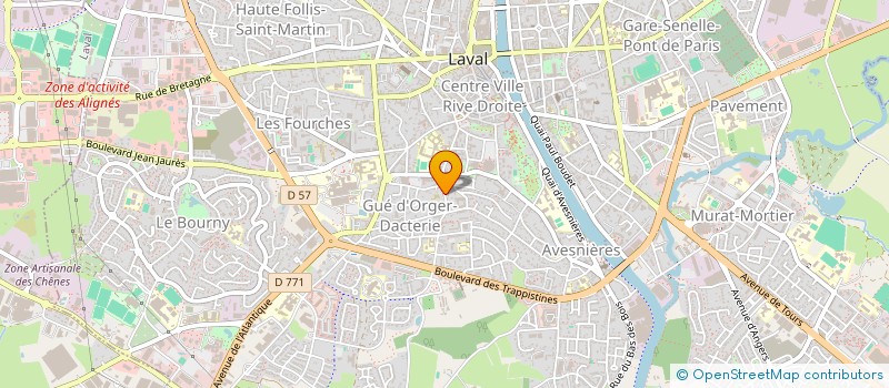 localisation de l'entreprise MADAME FLORENCE FONTAINE  CHANGE