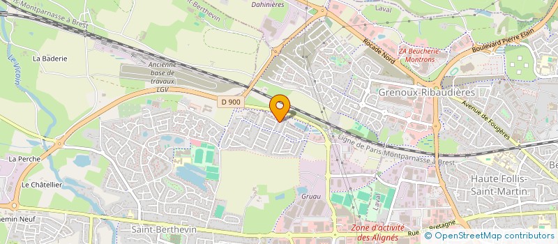 localisation de l'entreprise MADAME FLORENCE FONTENEAU  SAINT-BERTHEVIN