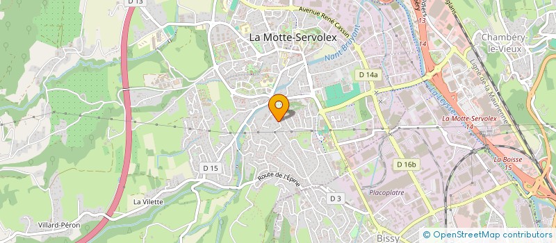 localisation de l'entreprise MADAME FLORENCE FORCELLA  LA MOTTE-SERVOLEX