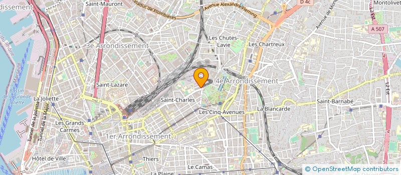 localisation de l'entreprise MADAME FLORENCE FORCIOLI à MARSEILLE