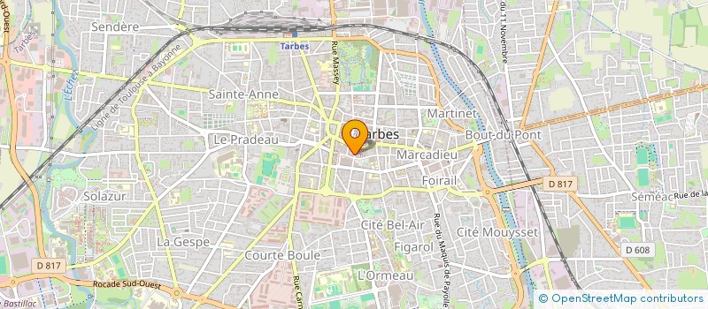 localisation de l'entreprise MADAME FLORENCE FRAGA  TARBES