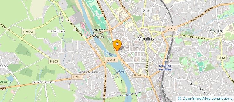 localisation de l'entreprise MADAME FLORENCE FRAISE  MOULINS