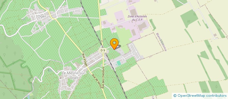 localisation de l'entreprise MADAME FLORENCE FRAPART  LE MESNIL-SUR-OGER