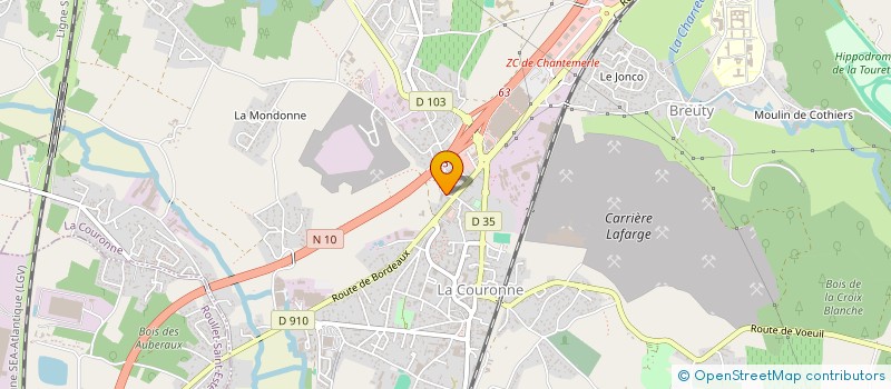 localisation de l'entreprise MADAME FLORENCE FRIBOLLE à LA COURONNE