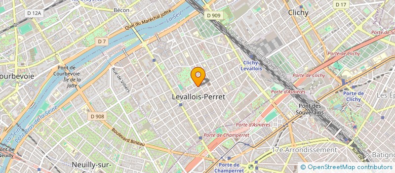 localisation de l'entreprise MADAME FLORENCE FRICAUDET à LEVALLOIS-PERRET