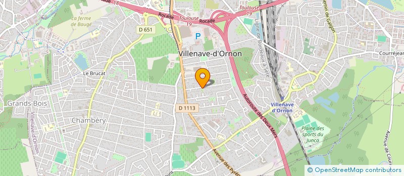 localisation de l'entreprise MADAME FLORENCE FROUIN à VILLENAVE-D'ORNON