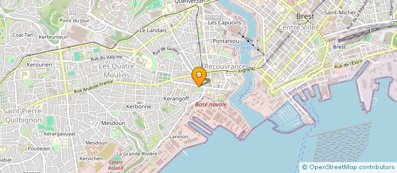 localisation de l'entreprise MADAME FLORENCE GACHE à BREST