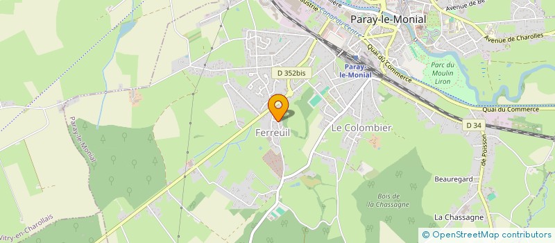 localisation de l'entreprise MADAME FLORENCE GACHE  PARAY-LE-MONIAL