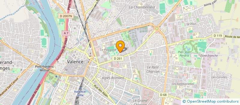localisation de l'entreprise MADAME FLORENCE GALIMANT à VALENCE