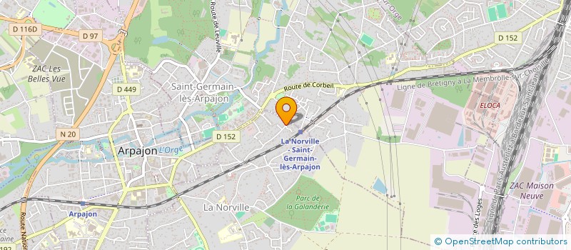 localisation de l'entreprise MADAME FLORENCE GALLOU  LA NORVILLE