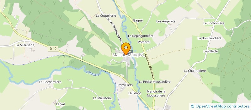 localisation de l'entreprise MADAME FLORENCE GANNERIE à COUR-MAUGIS SUR HUISNE