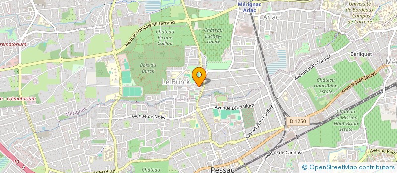 localisation de l'entreprise MADAME FLORENCE GARCIA  MERIGNAC