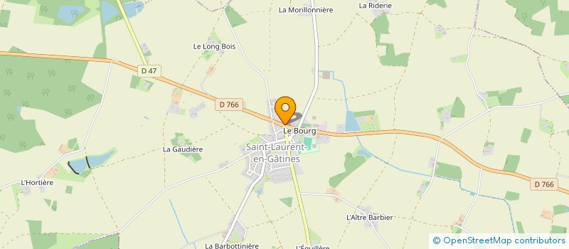 localisation de l'entreprise MADAME FLORENCE GARCIA  SAINT-LAURENT-EN-GATINES