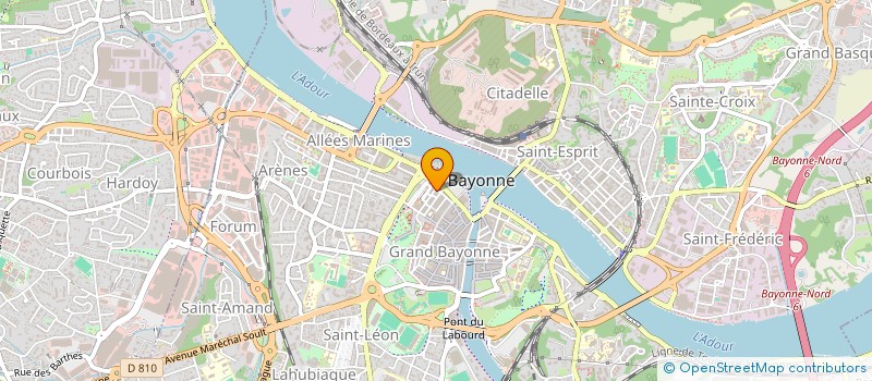 localisation de l'entreprise MADAME FLORENCE GARCIA  ANGLET