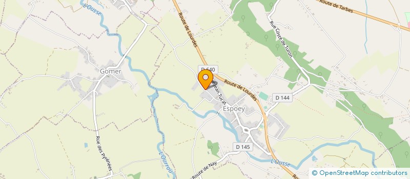 localisation de l'entreprise MADAME FLORENCE GARRABOS  ESPOEY