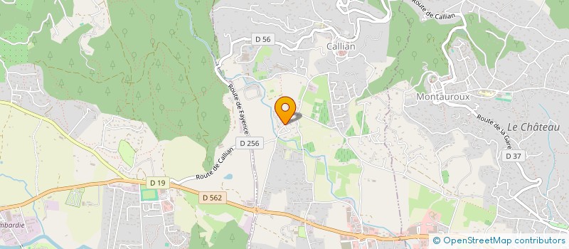 localisation de l'entreprise MADAME FLORENCE GASTAUD  CALLIAN