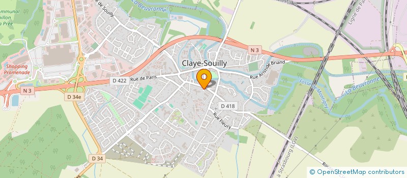 localisation de l'entreprise MADAME FLORENCE GATHIGI  CLAYE-SOUILLY