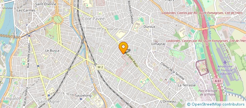localisation de l'entreprise MADAME FLORENCE GAUDIN à TOULOUSE