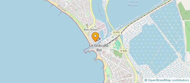 localisation de l'entreprise MADAME FLORENCE GAUFRES  LE GRAU-DU-ROI