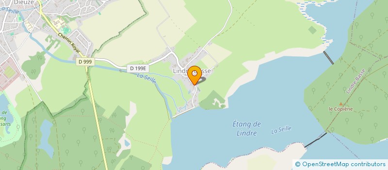 localisation de l'entreprise MADAME FLORENCE GAUTIER  LINDRE-BASSE