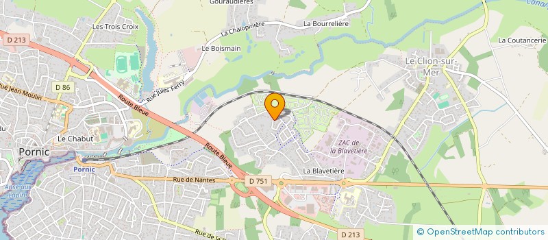 localisation de l'entreprise MADAME FLORENCE GAUTIER  PORNIC