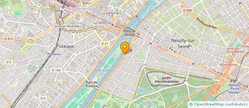 localisation de l'entreprise MADAME FLORENCE GAVAGE à NEUILLY-SUR-SEINE