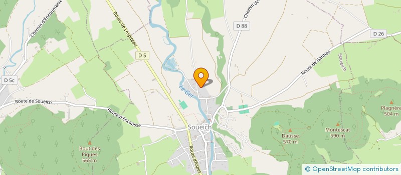 localisation de l'entreprise MADAME FLORENCE GAVREL  SOUEICH