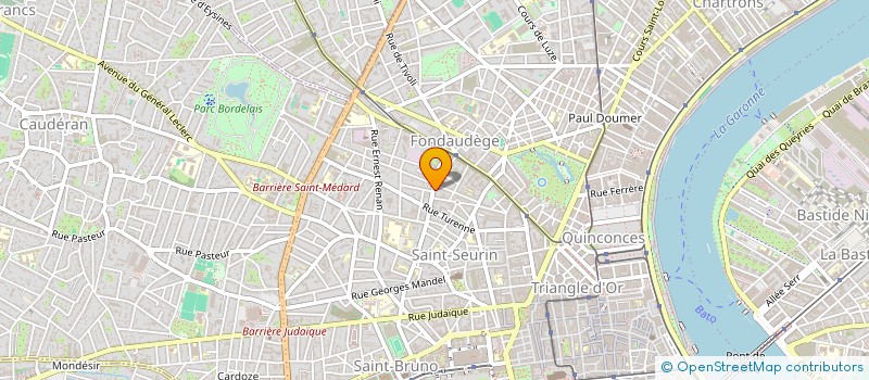 localisation de l'entreprise MADAME FLORENCE GAZEAU ROUSSEAU  BORDEAUX