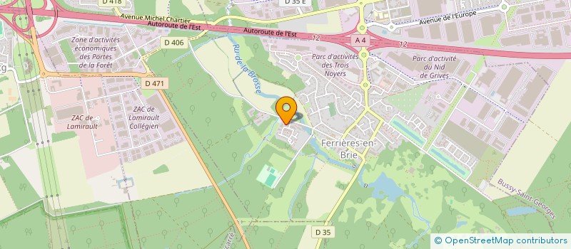 localisation de l'entreprise MADAME FLORENCE GEEVERS  FERRIERES-EN-BRIE