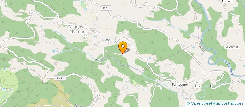 localisation de l'entreprise MADAME FLORENCE GENTIL  SAINT-JEAN-CHAMBRE