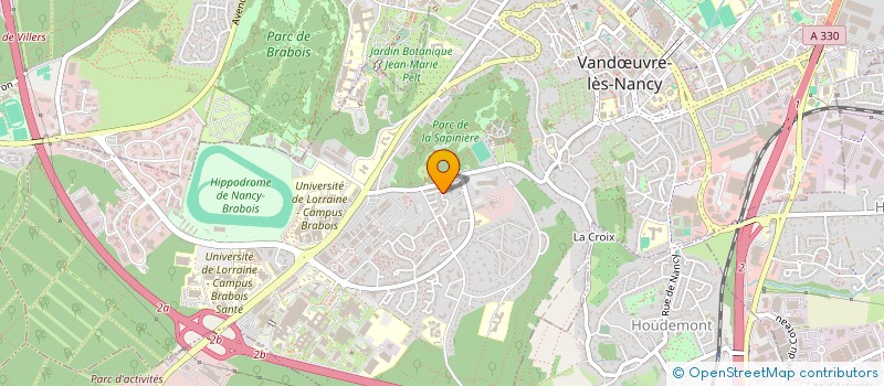 localisation de l'entreprise MADAME FLORENCE GERARD  VANDUVRE-LES-NANCY