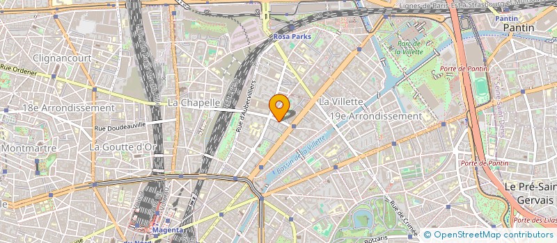 localisation de l'entreprise MADAME FLORENCE GERARD  PARIS